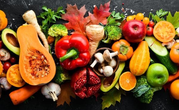 que frutas y verduras comer en otoño