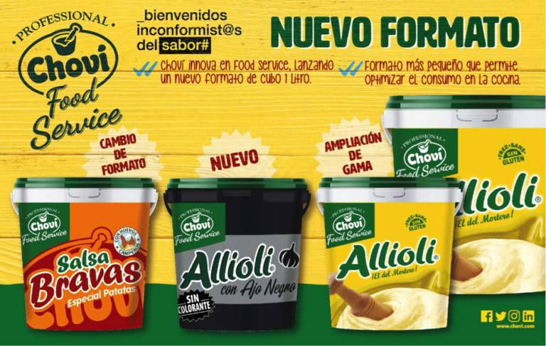 Nuevo Cubo Choví para allioli