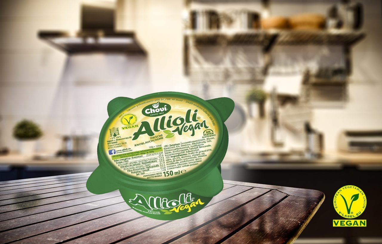Choví lanza su nuevo alioli vegano "Allioli Vegan"