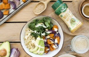 Buddha bowl con Salsa de miel y mostaza