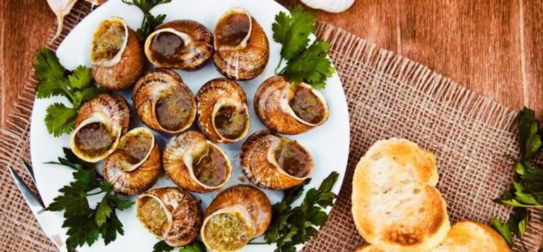 receta de caracoles al horno