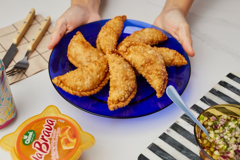 receta de empanadillas fritas con salsa brava