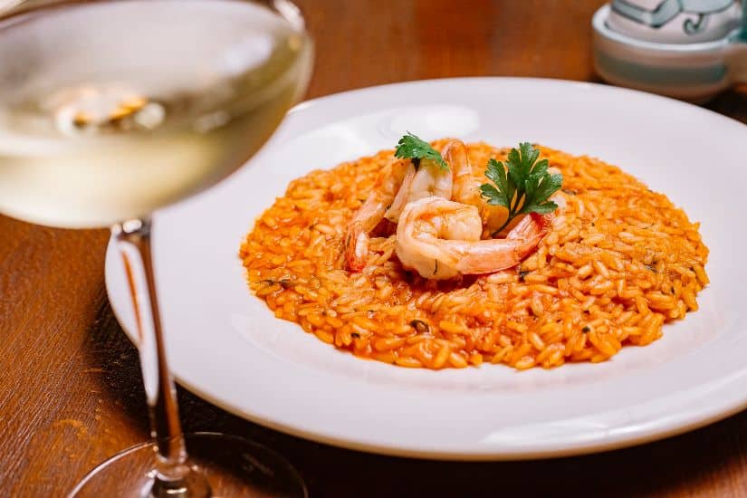 risotto de gambas
