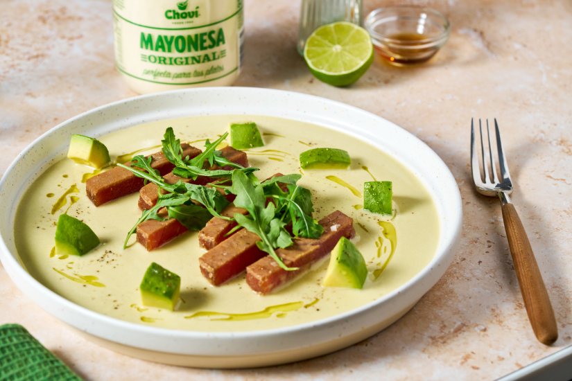 receta de atun con gazpachuelo