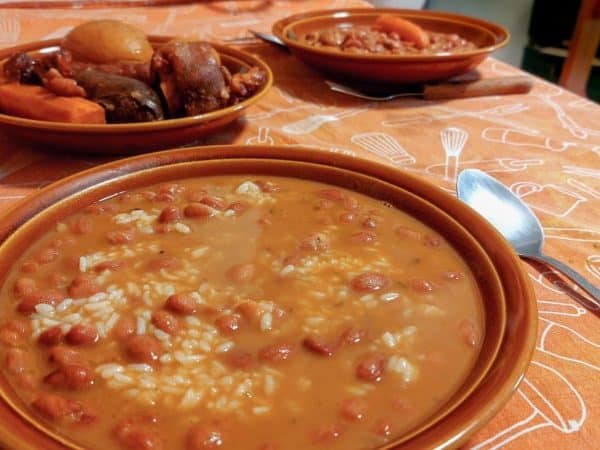 Arroz con habichuelas receta tradicional con Choví