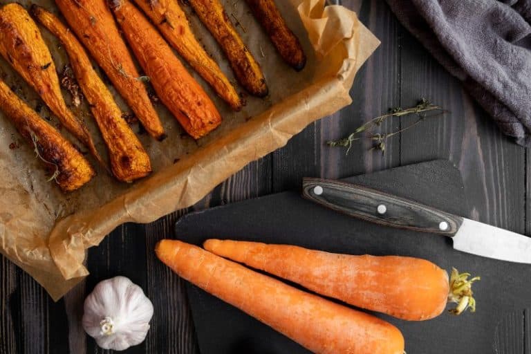 Receta de zanahorias al horno con guacamole